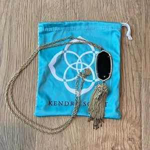 Kendra Scott Rayne Black Necklace